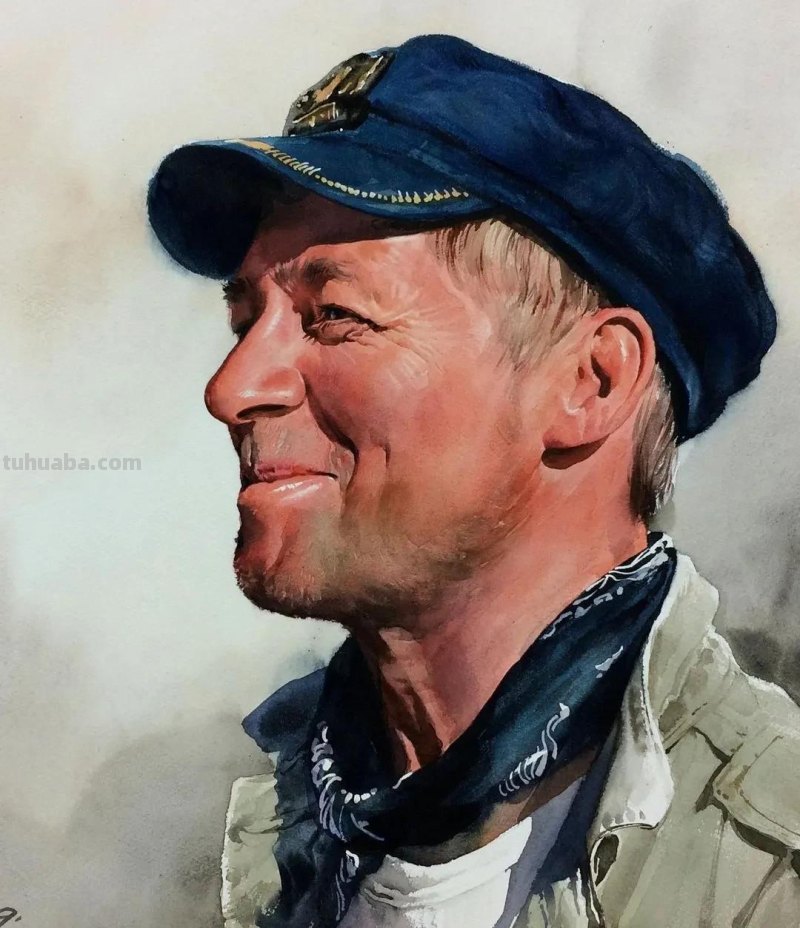 好细致的水彩人物画，人生百态，众生百相