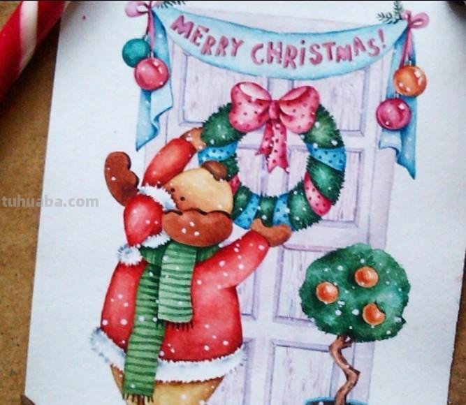 可爱的小动物，可爱的水彩插画~ins:miakishewaliza ​ ​