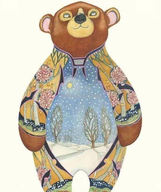 儿童画素材｜动物主题水彩插画，这样的细节太赞了