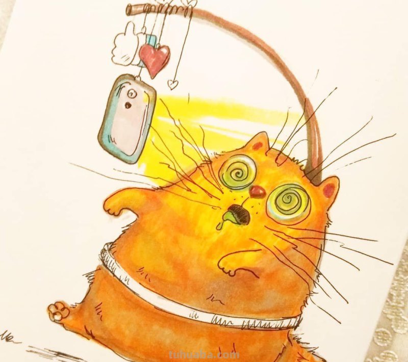 一组可爱又清新的水彩画小动物，伴你温馨入眠