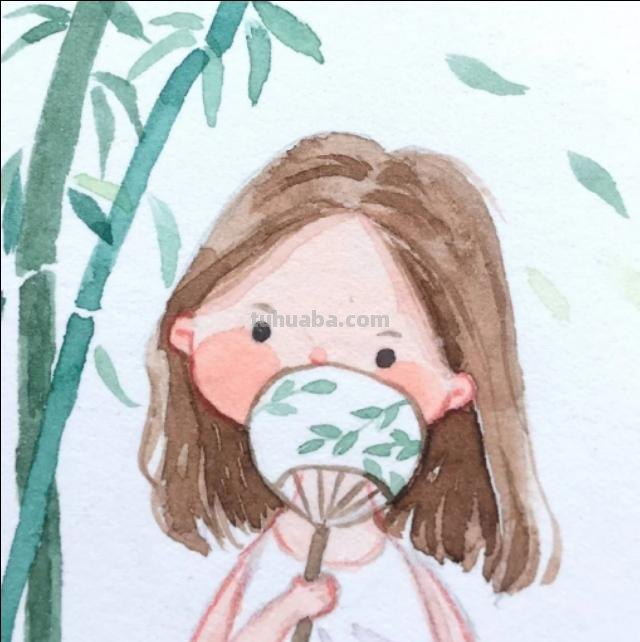 超清新简约水彩插画头像图片 超清新简约水彩插画头像图片