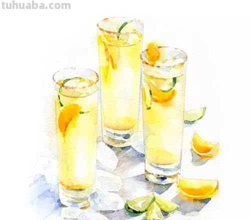 这些水彩插画，干净细腻，太美了