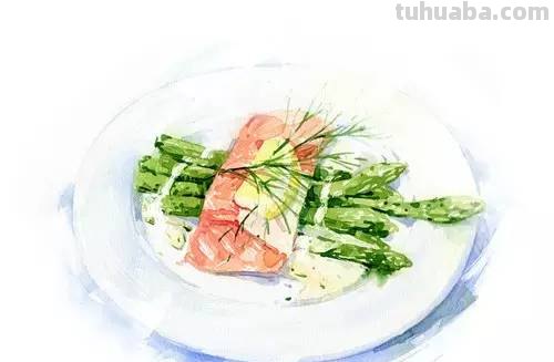 这些水彩插画，干净细腻，太美了