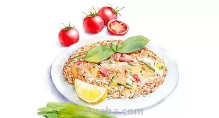 这些水彩插画，干净细腻，太美了