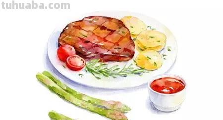 这些水彩插画，干净细腻，太美了