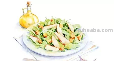 这些水彩插画，干净细腻，太美了