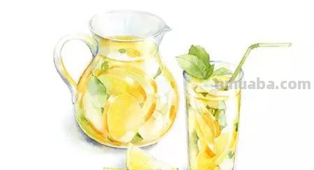 这些水彩插画，干净细腻，太美了