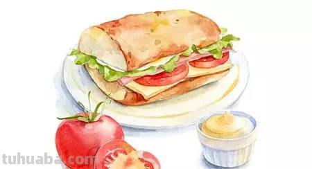 这些水彩插画，干净细腻，太美了