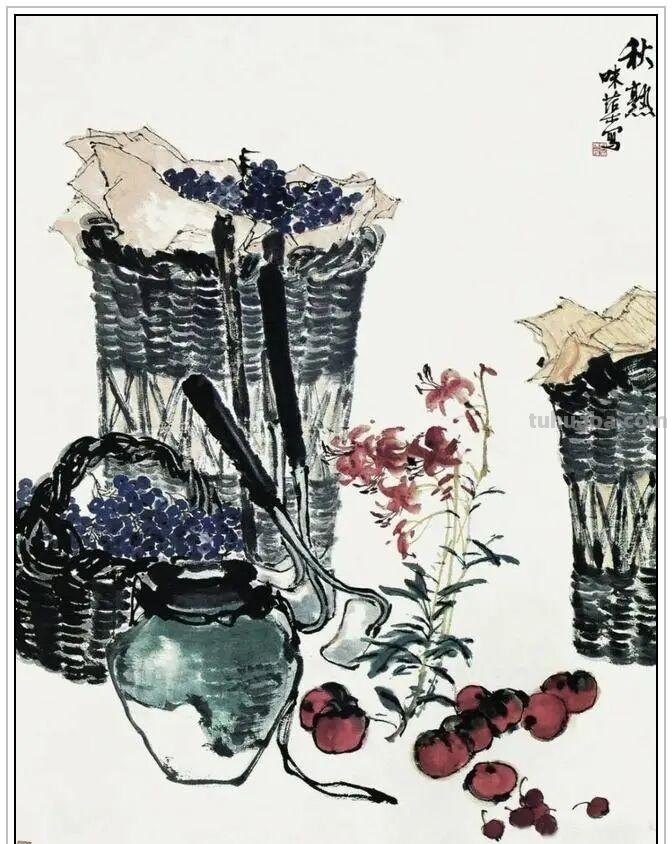 近现代著名画家、美术教育家郭味蕖四十四幅经典绘画作品赏析