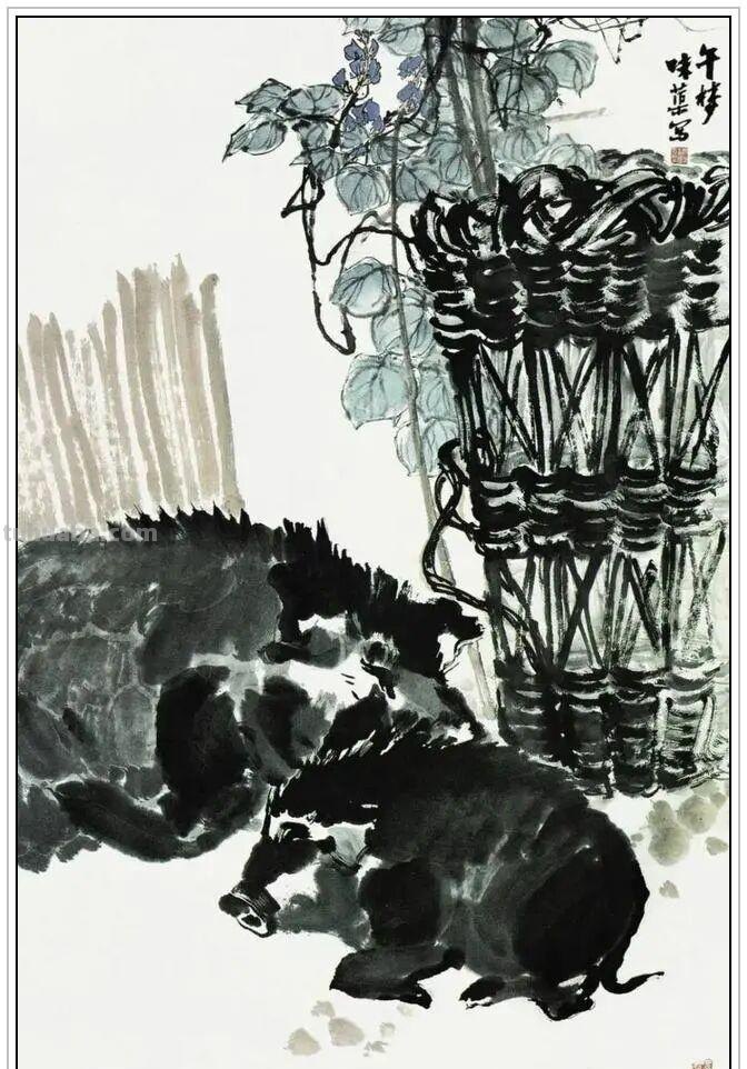 近现代著名画家、美术教育家郭味蕖四十四幅经典绘画作品赏析