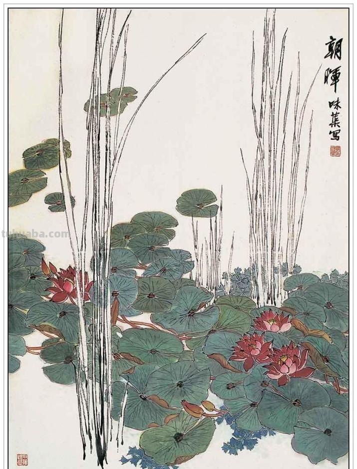 近现代著名画家、美术教育家郭味蕖四十四幅经典绘画作品赏析