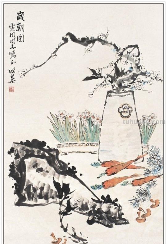 近现代著名画家、美术教育家郭味蕖四十四幅经典绘画作品赏析