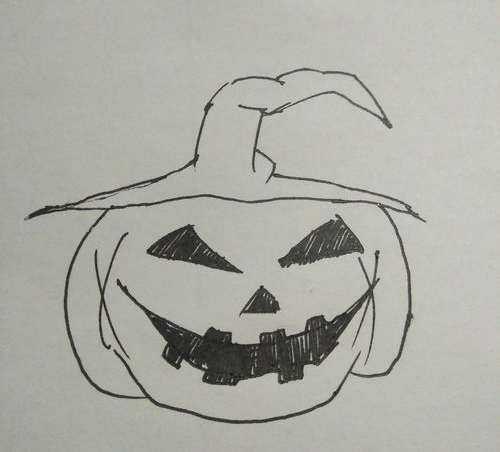 万圣节简笔画有哪些方法