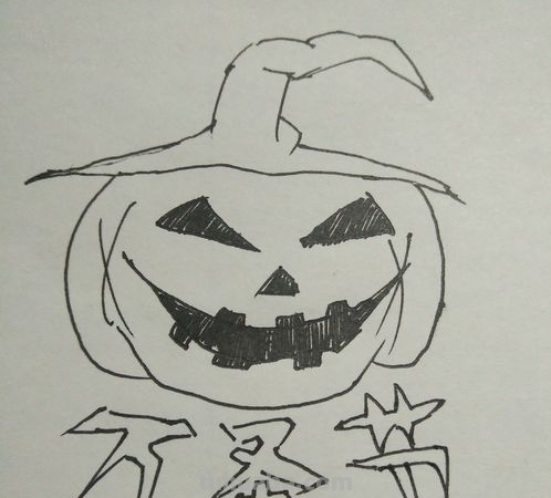 万圣节简笔画有哪些方法