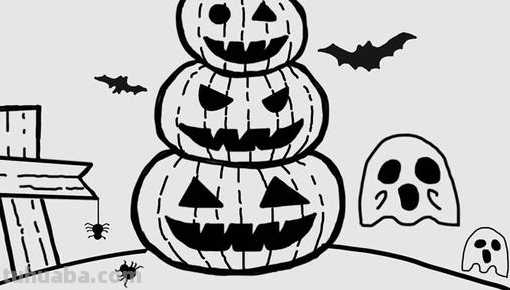 万圣节简笔画有哪些方法