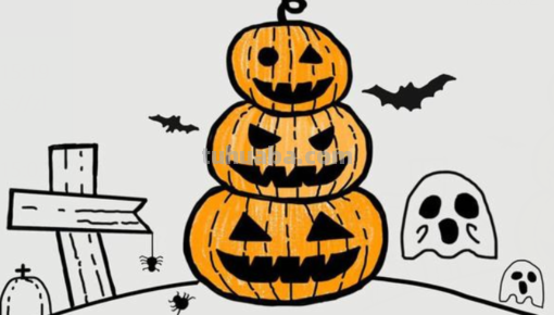 万圣节简笔画有哪些方法