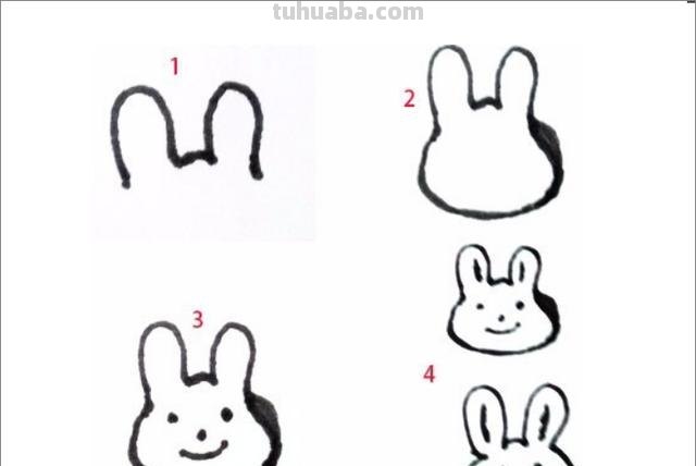动物简笔画怎么画 最简单的简笔画小兔子怎么画？