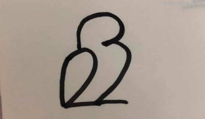 怎么画简笔画小鸟