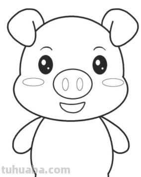 小猪怎么画