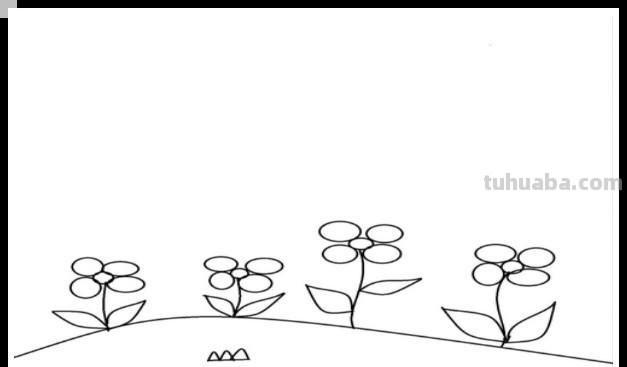 春雨怎么画简笔画 儿童简笔画:美丽春天的画法？