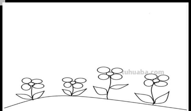 春雨怎么画简笔画 儿童简笔画:美丽春天的画法？
