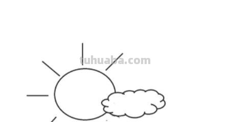春雨怎么画简笔画 儿童简笔画:美丽春天的画法？