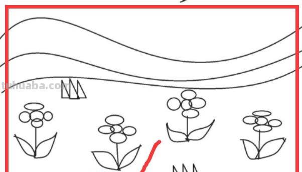 春雨怎么画简笔画 儿童简笔画:美丽春天的画法？