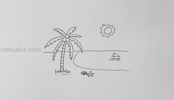 海滩怎么画简笔画 沙滩怎么画？