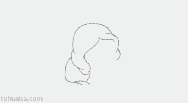 发箍简笔画 古代发箍简笔画