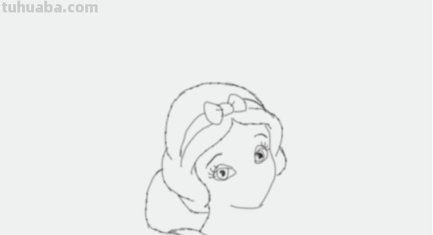 白雪公主怎么画