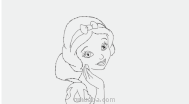 白雪公主怎么画