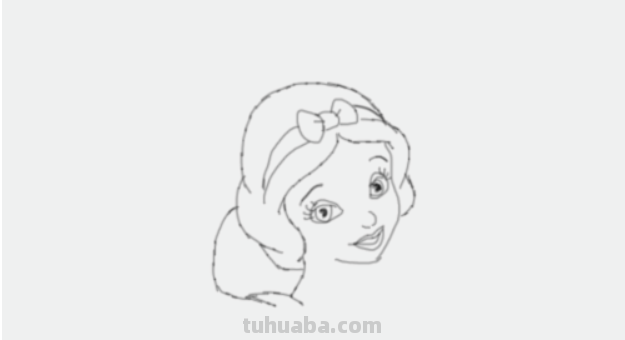 白雪公主怎么画