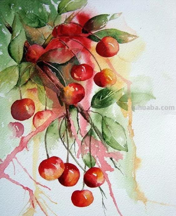 水彩画，插画鲜艳的色彩，超赞的设计，你喜欢哪一幅