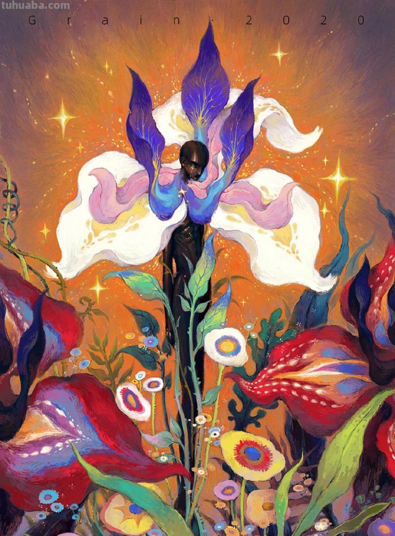 水彩画，插画鲜艳的色彩，超赞的设计，你喜欢哪一幅