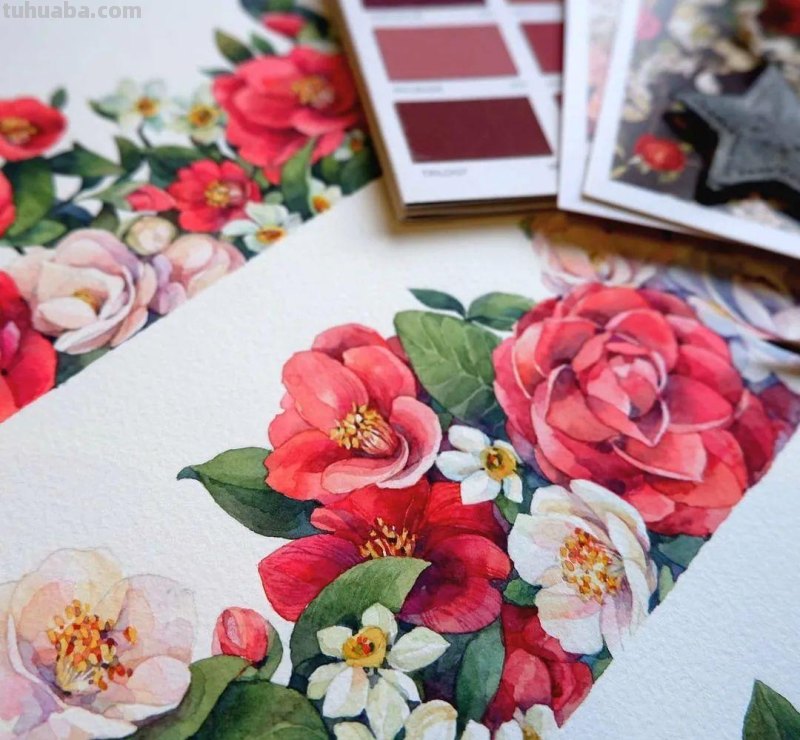 美醉，水彩女神笔下的插画，27万粉丝之疯狂，一笔一画吹爆了