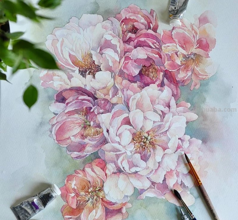 美醉，水彩女神笔下的插画，27万粉丝之疯狂，一笔一画吹爆了