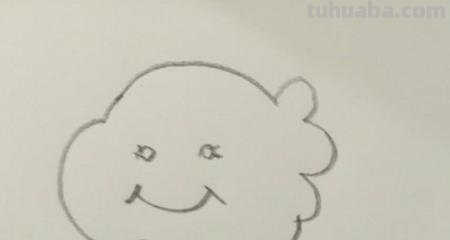 简笔画白云怎么画 一步一步教你画云朵？