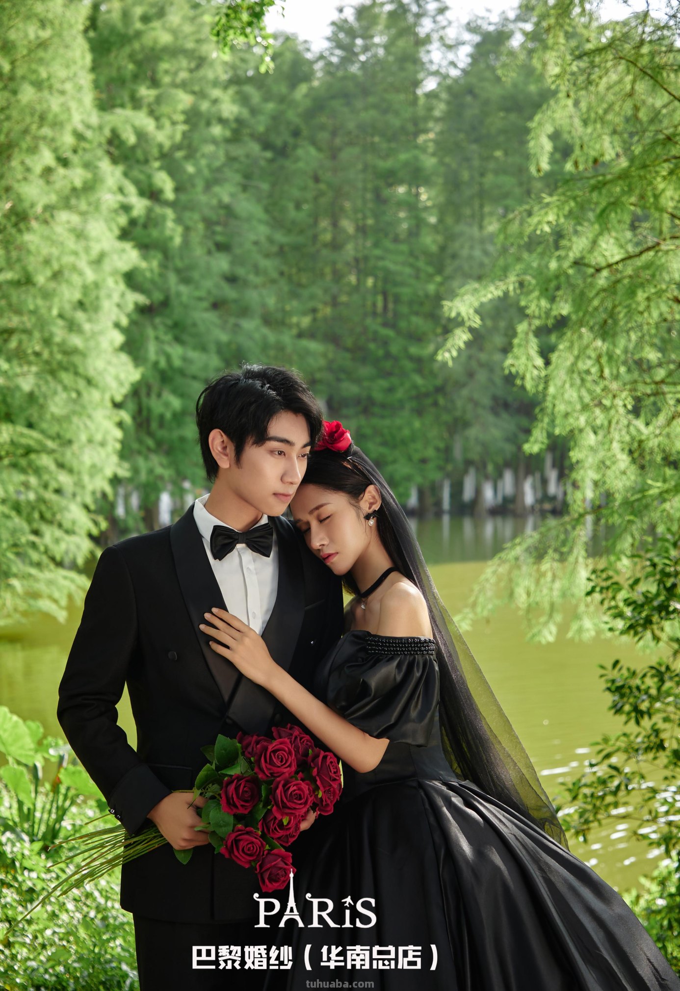 巴黎婚纱(华南总店)-原创-不一样的黑色婚纱照-暗黑森系绝了 巴黎婚纱(华南总店)-原创-不一样的黑色婚纱照-暗黑森系绝了