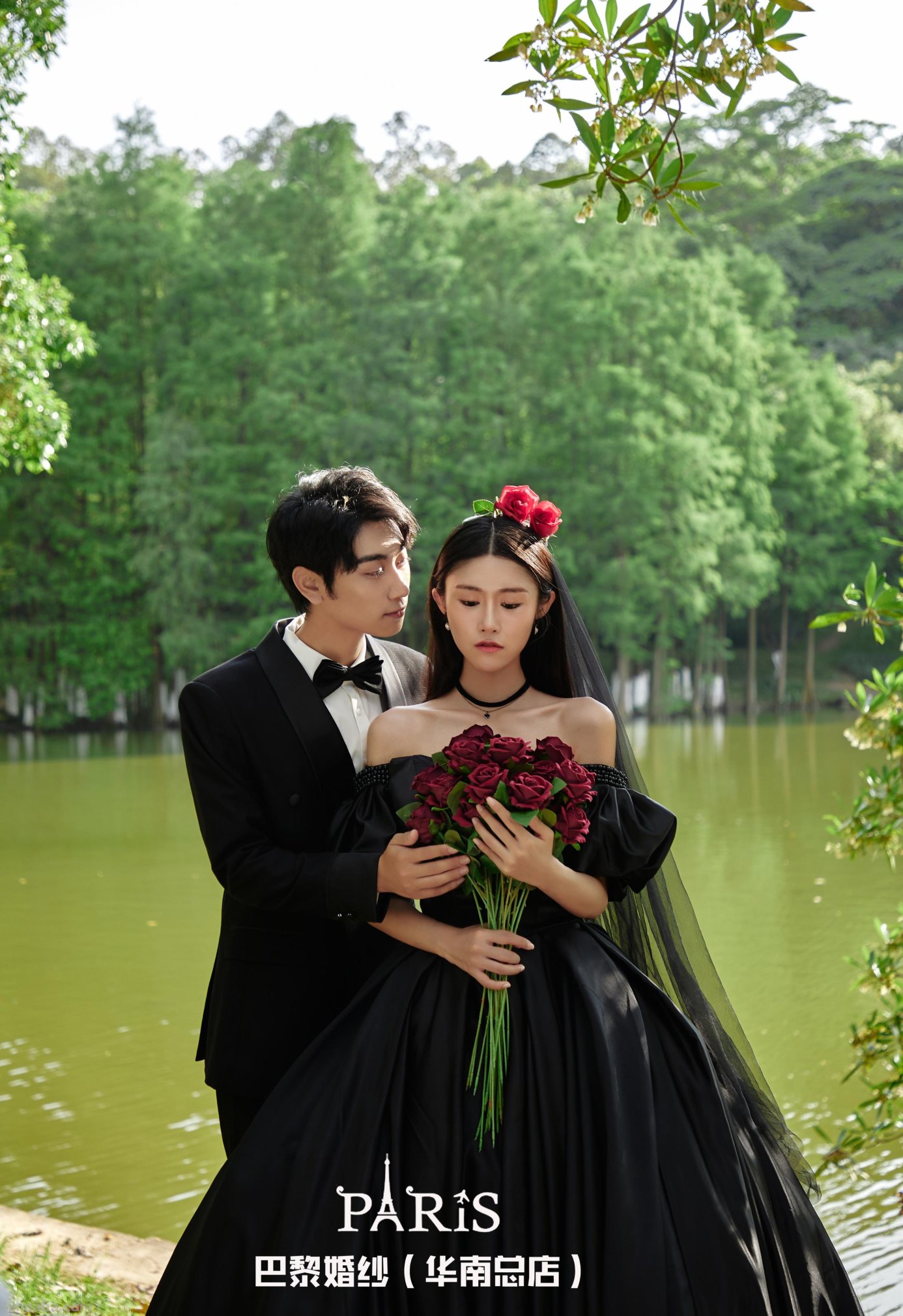 巴黎婚纱(华南总店)-原创-不一样的黑色婚纱照-暗黑森系绝了 巴黎婚纱(华南总店)-原创-不一样的黑色婚纱照-暗黑森系绝了