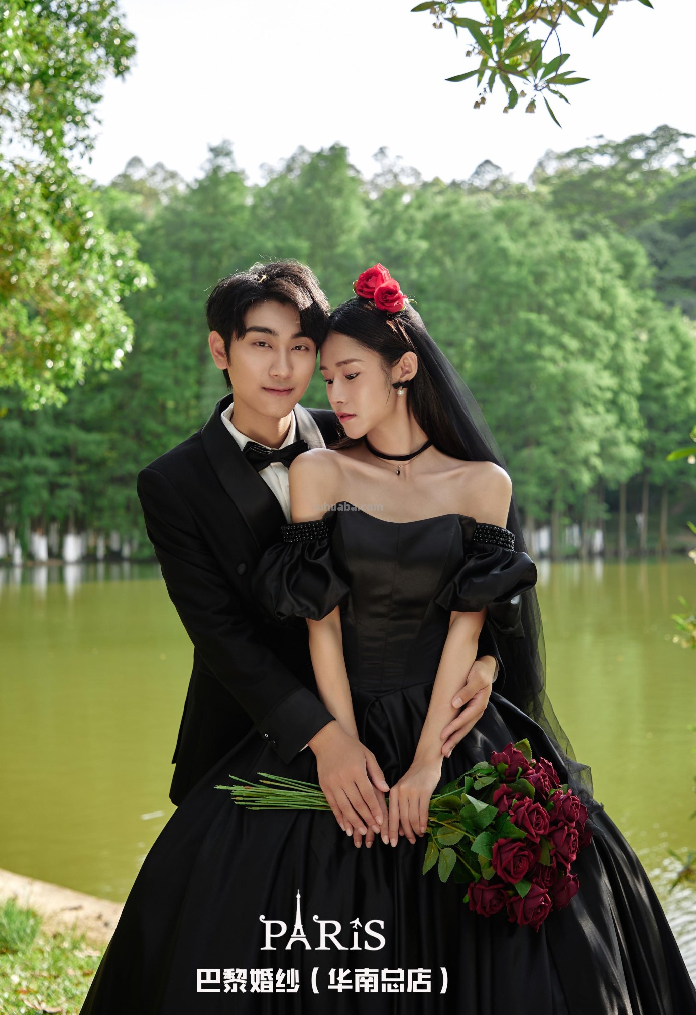 巴黎婚纱(华南总店)-原创-不一样的黑色婚纱照-暗黑森系绝了 巴黎婚纱(华南总店)-原创-不一样的黑色婚纱照-暗黑森系绝了