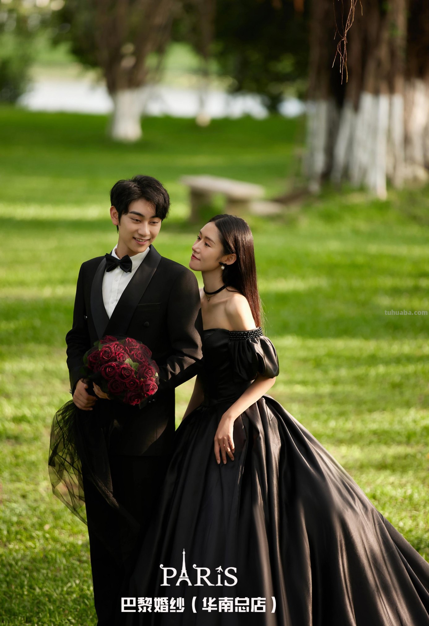 巴黎婚纱(华南总店)-原创-不一样的黑色婚纱照-暗黑森系绝了 巴黎婚纱(华南总店)-原创-不一样的黑色婚纱照-暗黑森系绝了