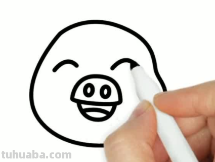猪的简笔画怎么画又简单又可爱
