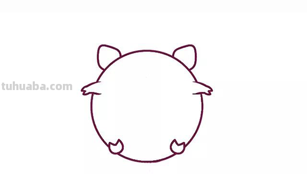 猪的简笔画怎么画