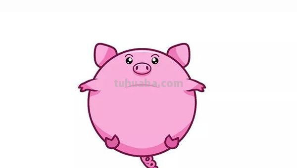 猪的简笔画怎么画