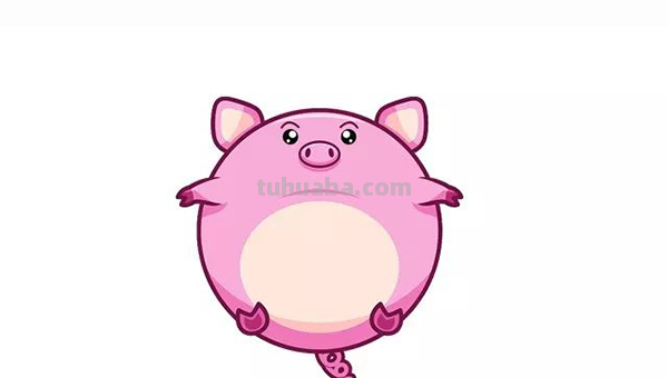 猪的简笔画怎么画