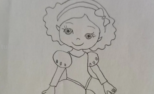 简单又漂亮的小公主怎么画