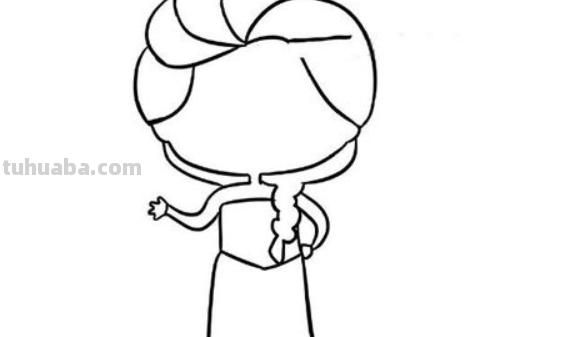 怎么画简单又漂亮的小公主