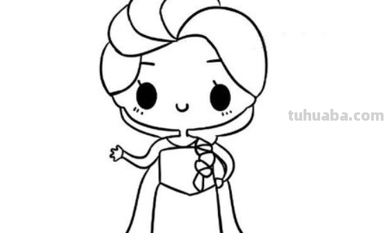 怎么画简单又漂亮的小公主