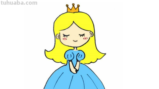 小公主怎么画简单漂亮 可爱