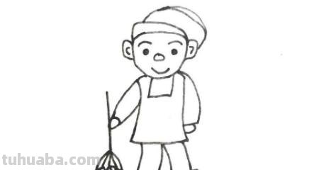 阿姨怎么画简笔画 简笔画保洁员阿姨的画法? 阿姨怎么画简笔画 简笔画保洁员阿姨的画法?
